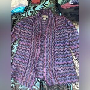 Multicolor Purple Cashmere Sweater💜